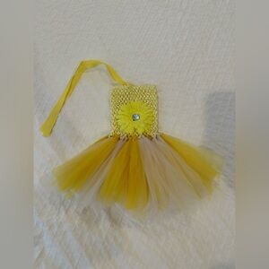 Yellow Tutu Dress size newborn